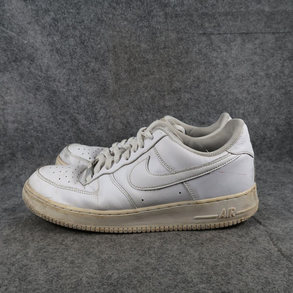 Nike Shoes Mens 11 Casual Sneakers AF1 Air Force 1 Trainers White Lace Up - Picture 4 of 11